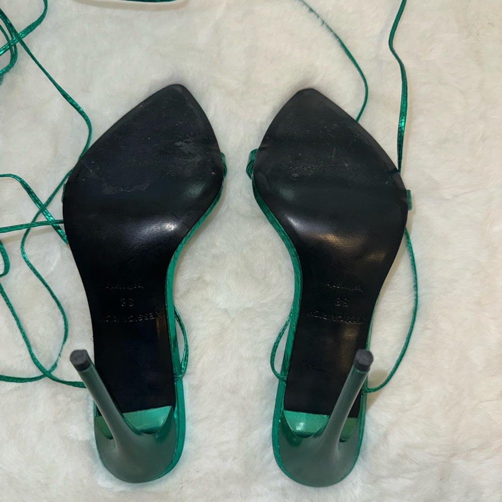 JESSICA RICH strappy sandals (size 38 but fits 37.5) (USED ONLY ONCE) - Picture 8 of 10